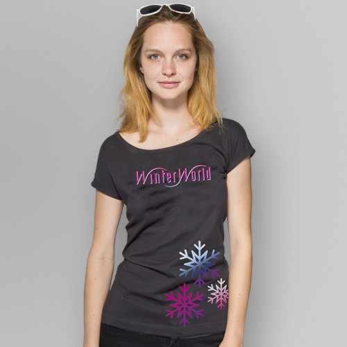 WinterWorld | Shirt | Girl | anthrazit