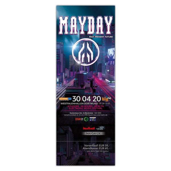 MAYDAY 2020  Ticket  MAYDAY  Tickets  IMotion Onlineshop