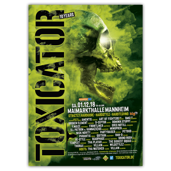 TOXICATOR 2018 | Poster