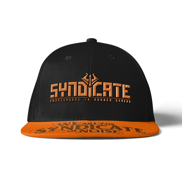 SYNDICATE 2023 | Snapback Cap | schwarz orange